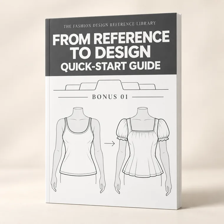 3D book-style mockup of the digital From Reference to Design guide